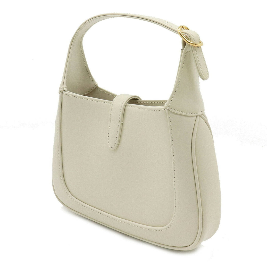 Gucci Jackie 1961 mini hobo handbag shoulder bag leather ivory white 637091