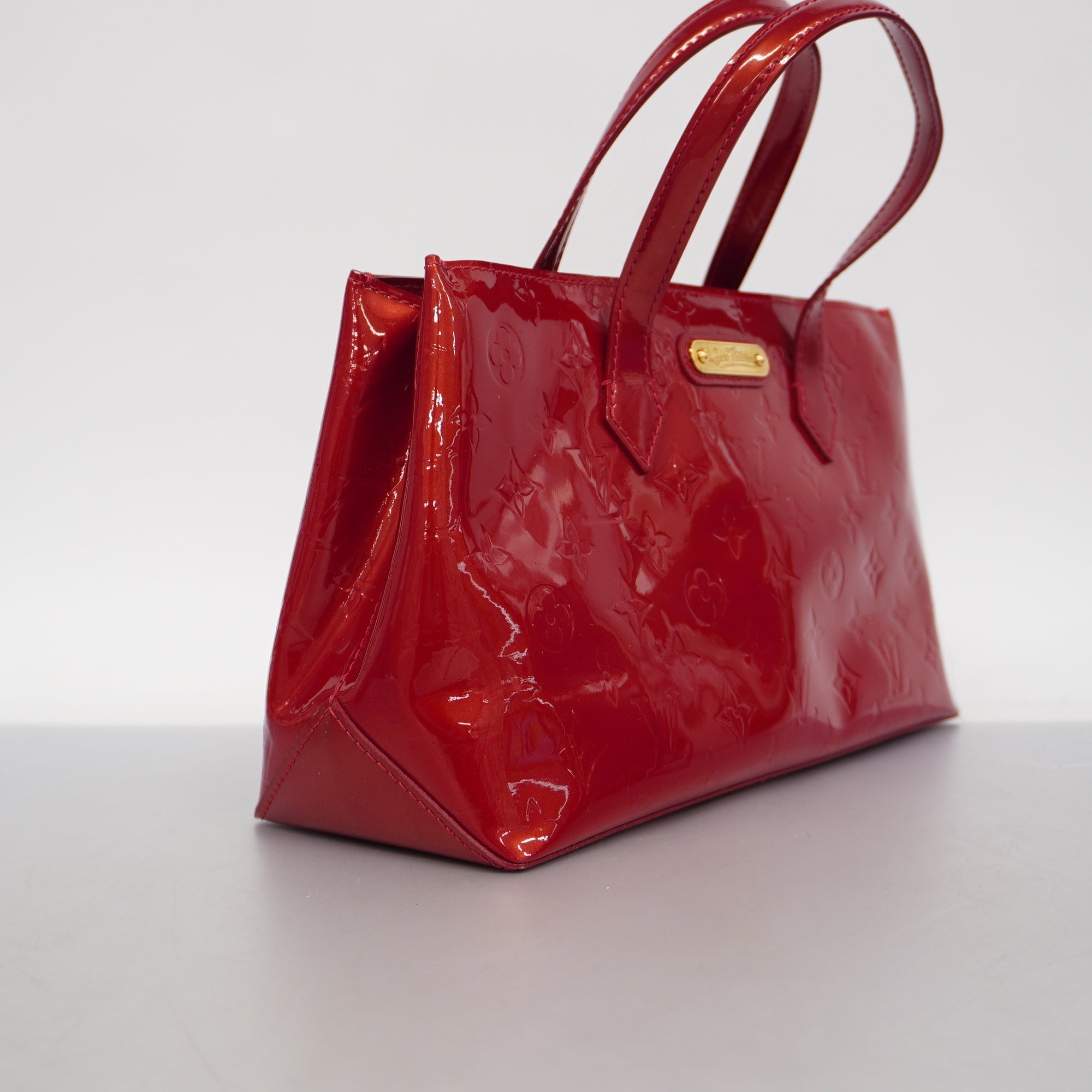 LOUIS VUITTONAuth Monogram Vernis M93641 Handbag Pomme D'amour