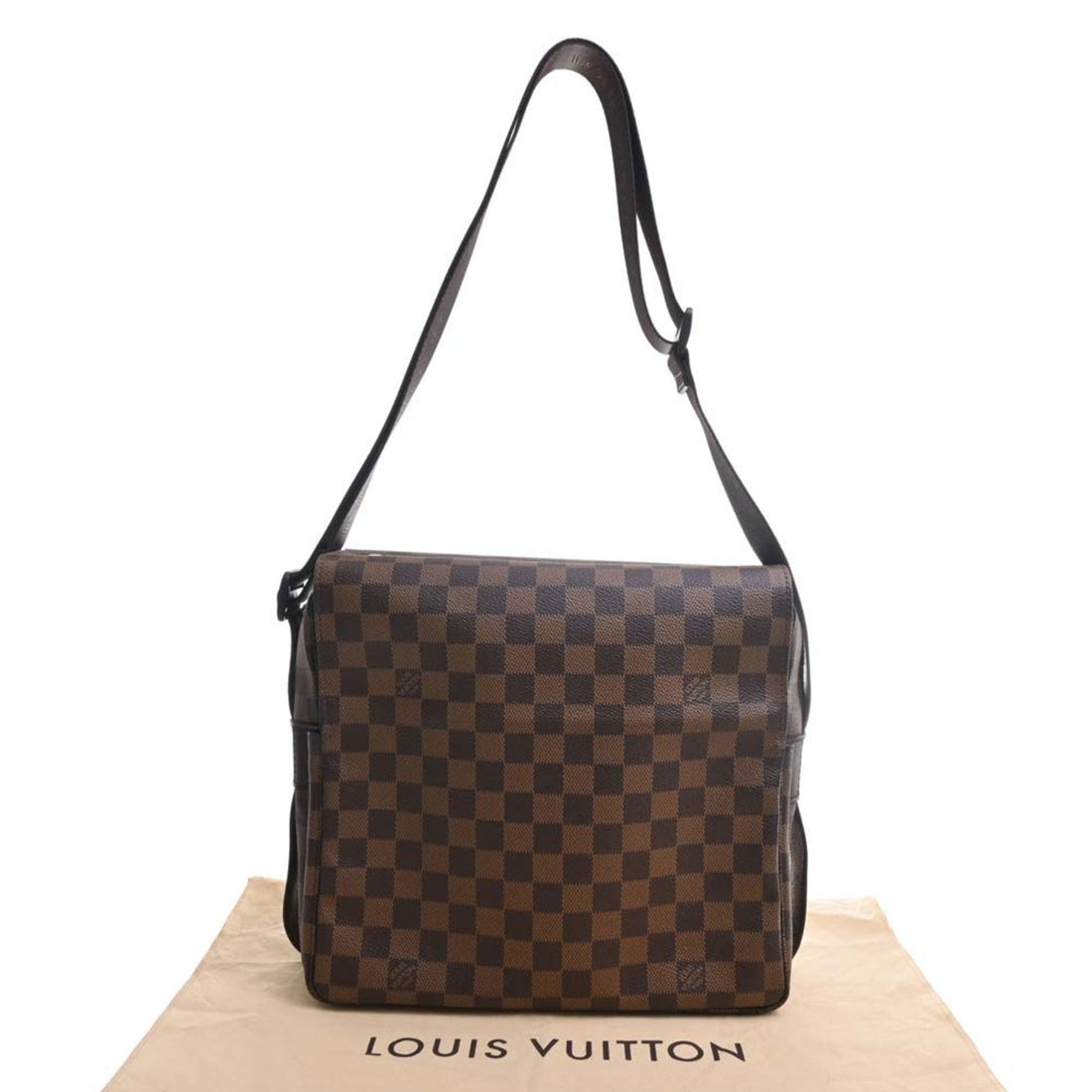 LOUIS VUITTON Damier Naviglio Shoulder Bag N45255 Brown Women's