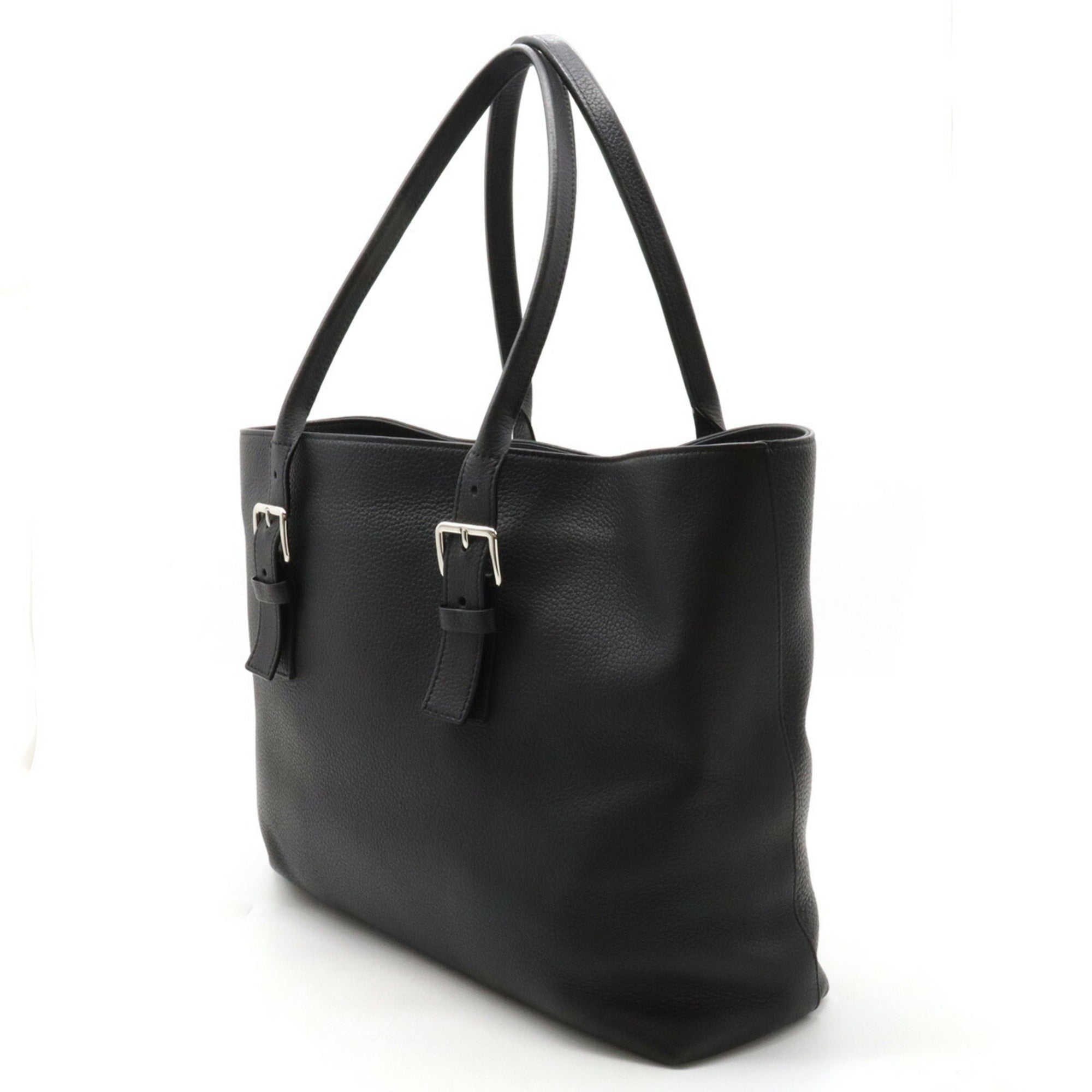 LOUIS VUITTON Cover Voyage Tote Bag Shoulder Taurillon Leather Noir Black M50086