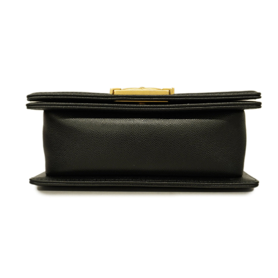 ChanelAuth  Boy  Chain Shoulder Bag Black