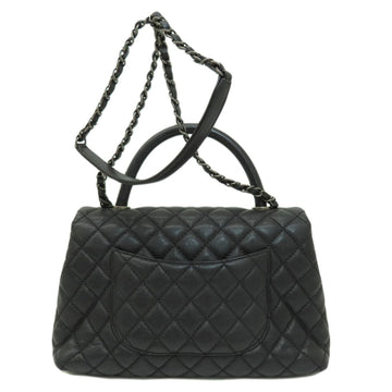 Chanel Matelasse HandBag Caviar Skin Women's
