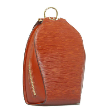 LOUIS VUITTON Epi Mabillon Backpack M52233 Kenya Brown Leather Women's