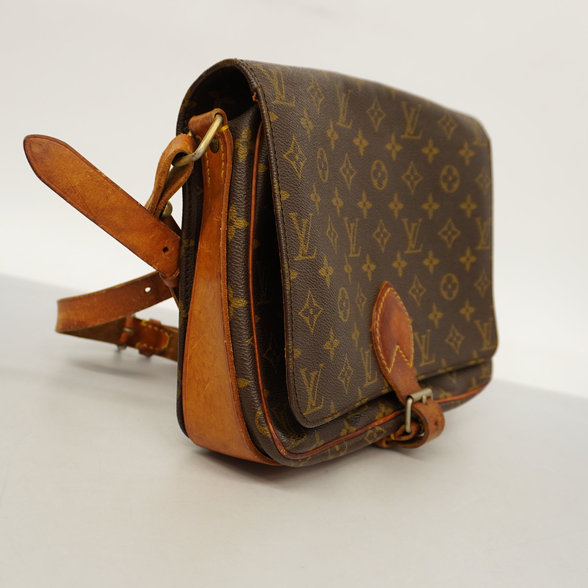 LOUIS VUITTONAuth Monogram Cartesier M51252 Women's Shoulder Bag