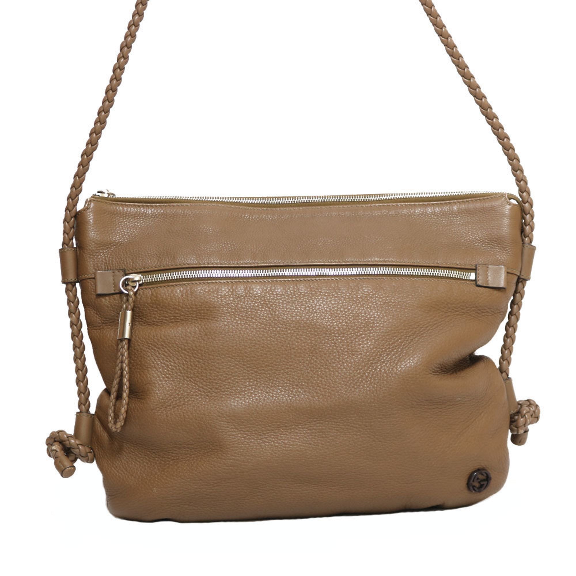 Gucci Shoulder Bag Brown Ladies