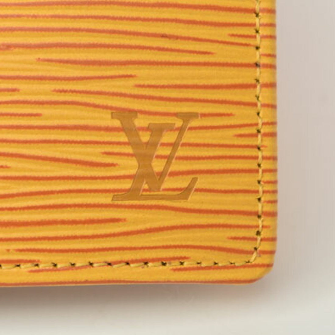 LOUIS VUITTON Wallet Epi Vintage Discontinued Folding M63549 Tassili Yellow