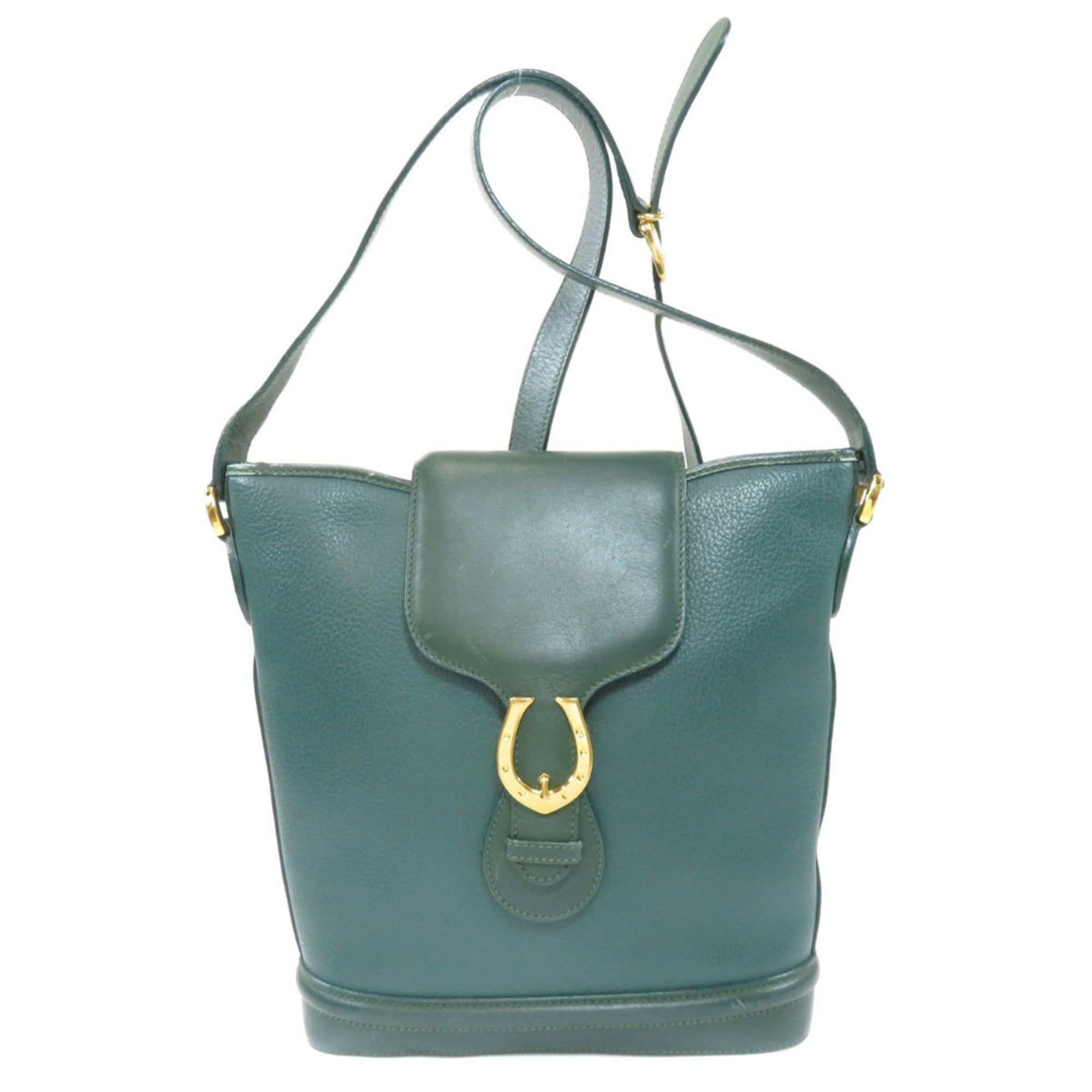 Gucci 001 084 1200 metal fittings motif shoulder bag leather ladies GUCCI