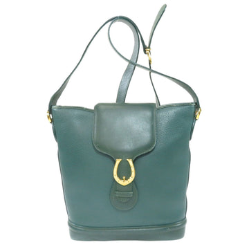 Gucci 001 084 1200 metal fittings motif shoulder bag leather ladies GUCCI