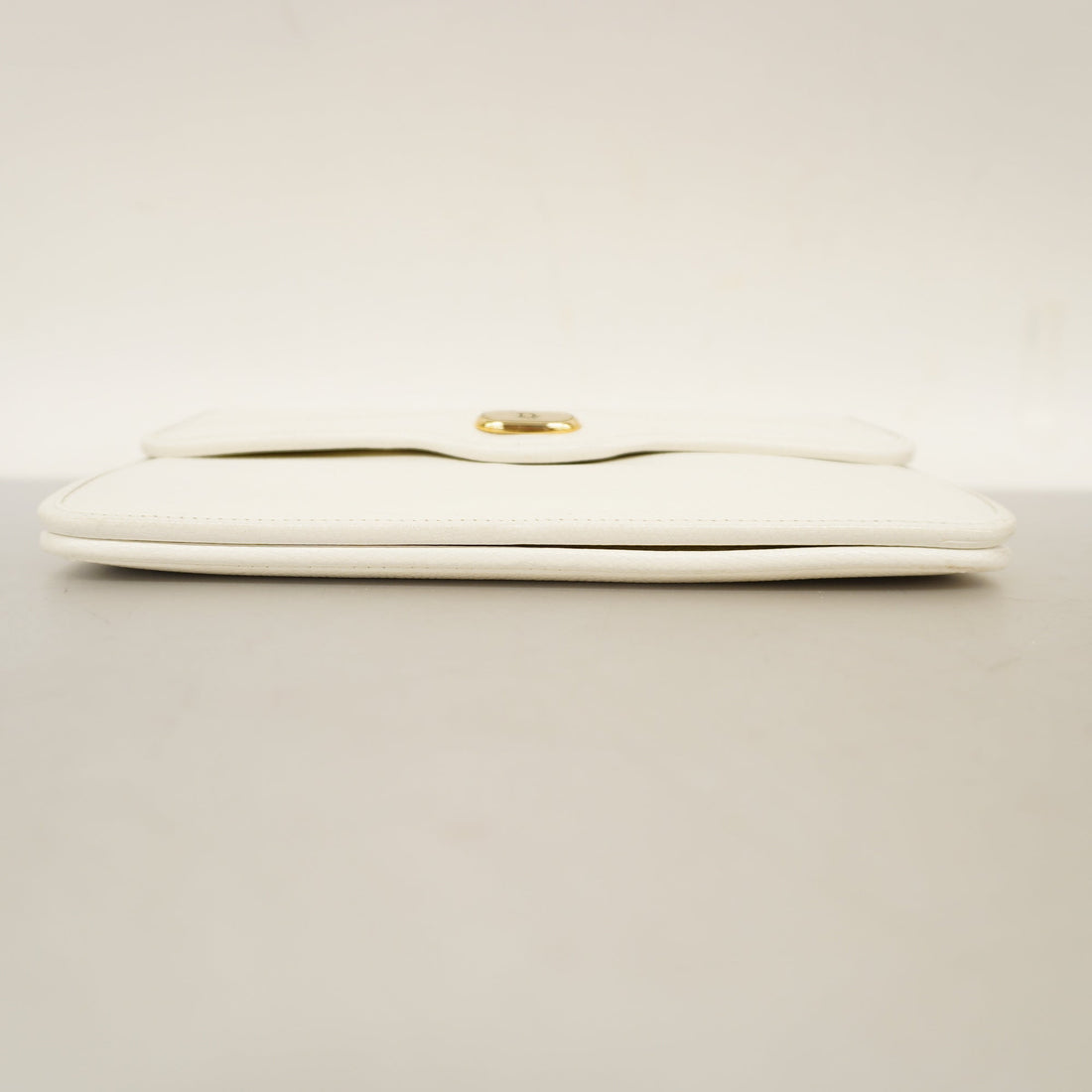 CHRISTIAN DIOR  Honeycomb Women's Leather Shoulder Bag White