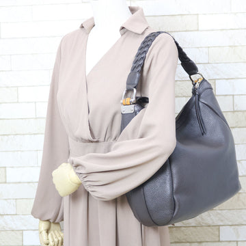 Gucci Shoulder Bag Bamboo Handbag Brown Ladies