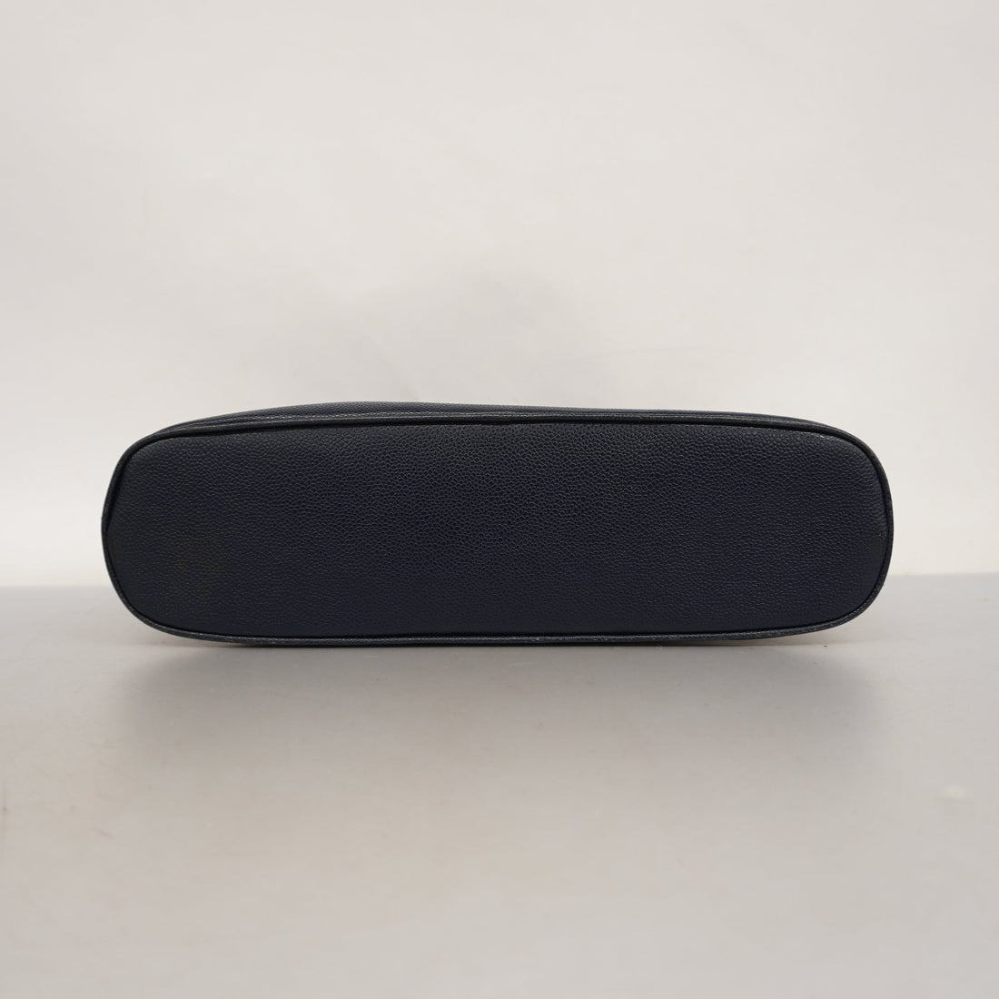 ChanelAuth  Tote Bag Cambon Line Women's Leather Tote Bag Navy