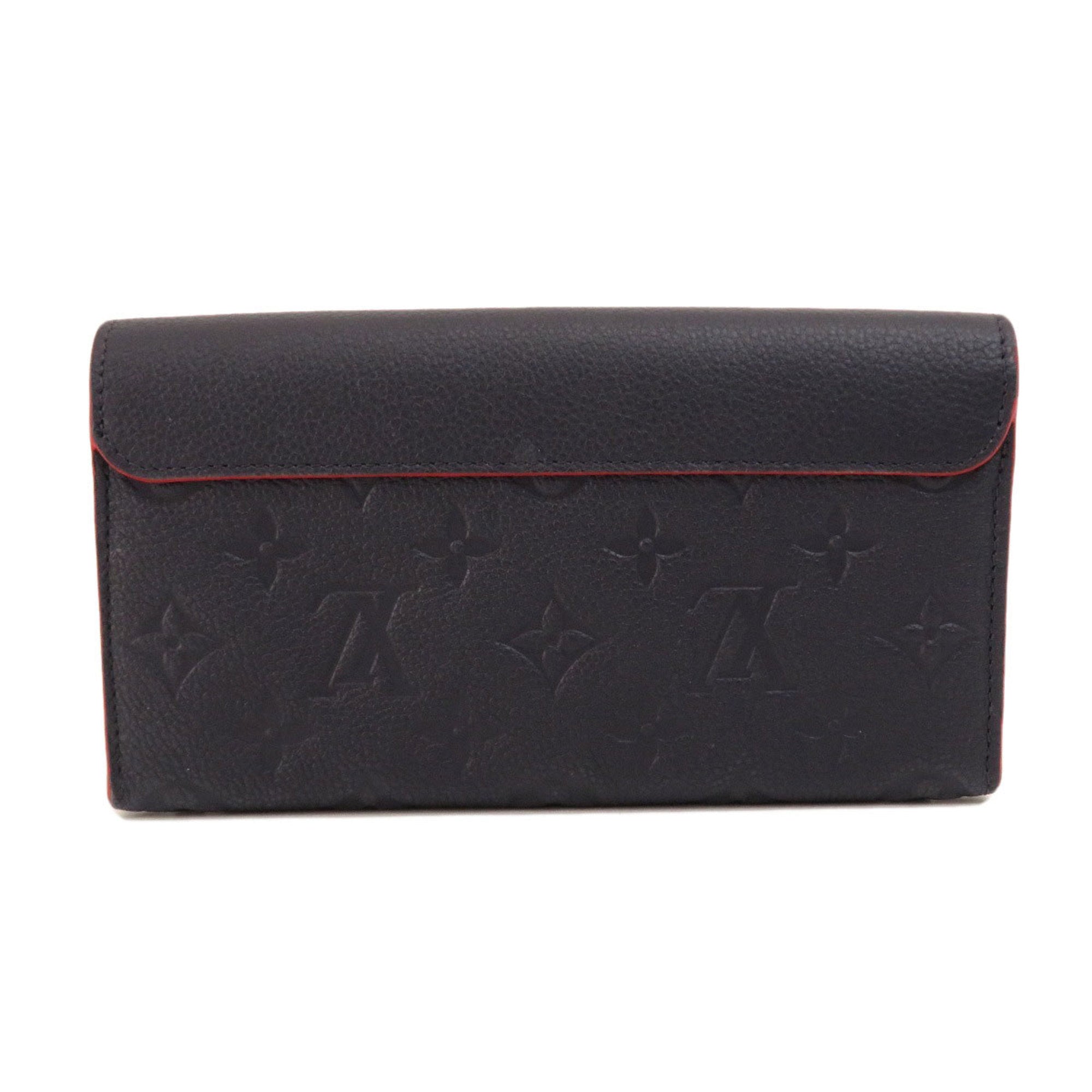 LOUIS VUITTON M62127 Portefeuille Pont Neuf Emplant Long Wallet Women's
