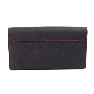LOUIS VUITTON M62127 Portefeuille Pont Neuf Emplant Long Wallet Women's
