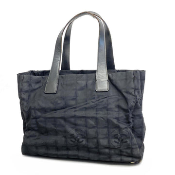 Chanel Tote Bag New Travel Nylon Black Champagne Women's