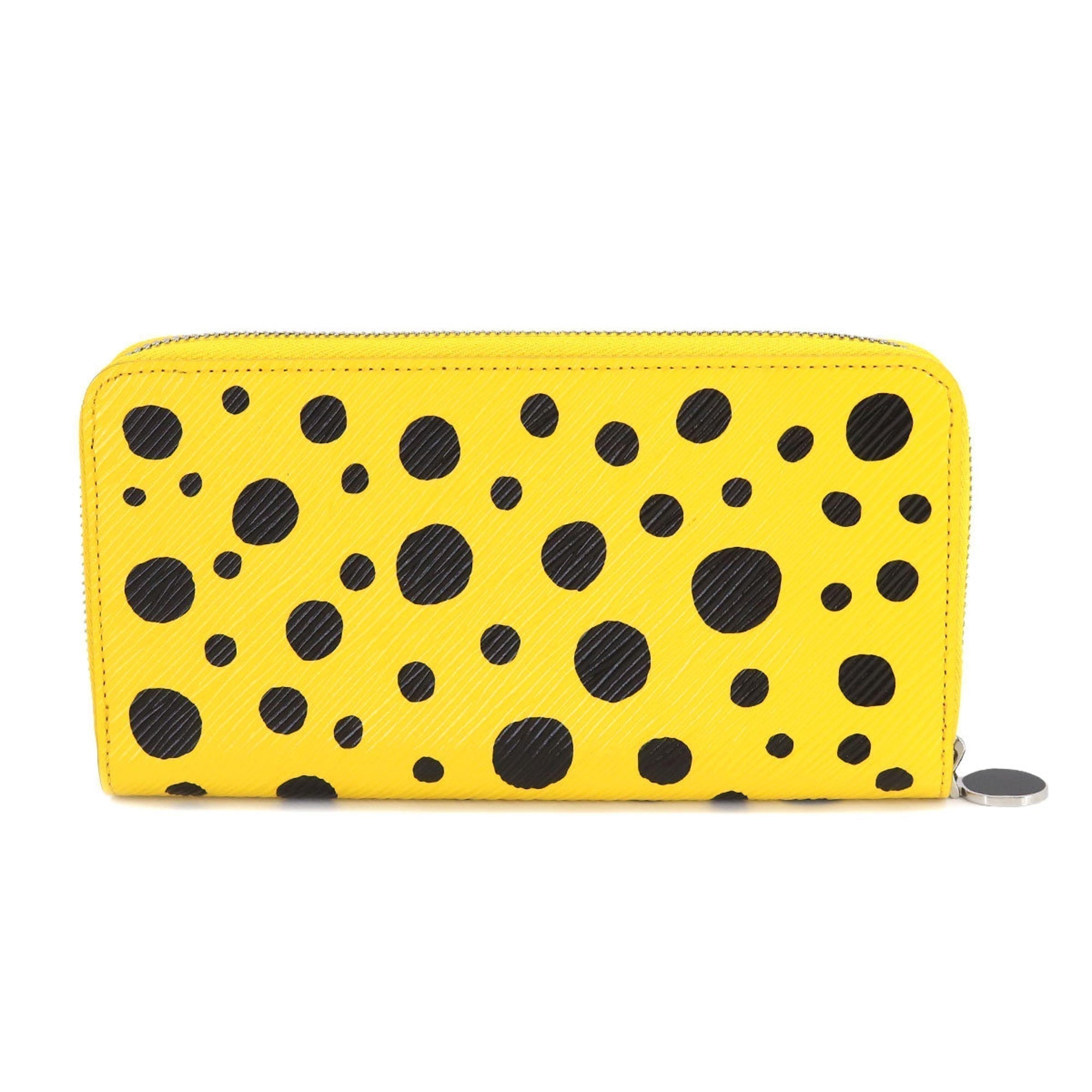 LOUIS VUITTON Epi Infinity Dot LVxYK Zippy Wallet Round Zipper Long Leather Jaune M81960 RFID