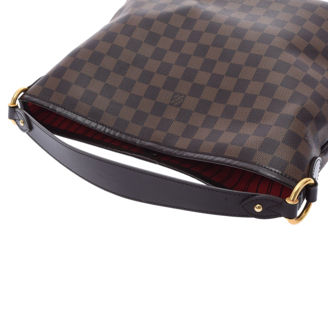 LOUIS VUITTON Damier Delightful PM Brown N41459 Ladies Canvas One Shoulder Bag