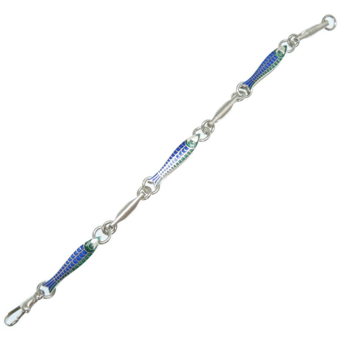 Gucci Fish Motif Silver Bracelet Vintage 925 Accessories