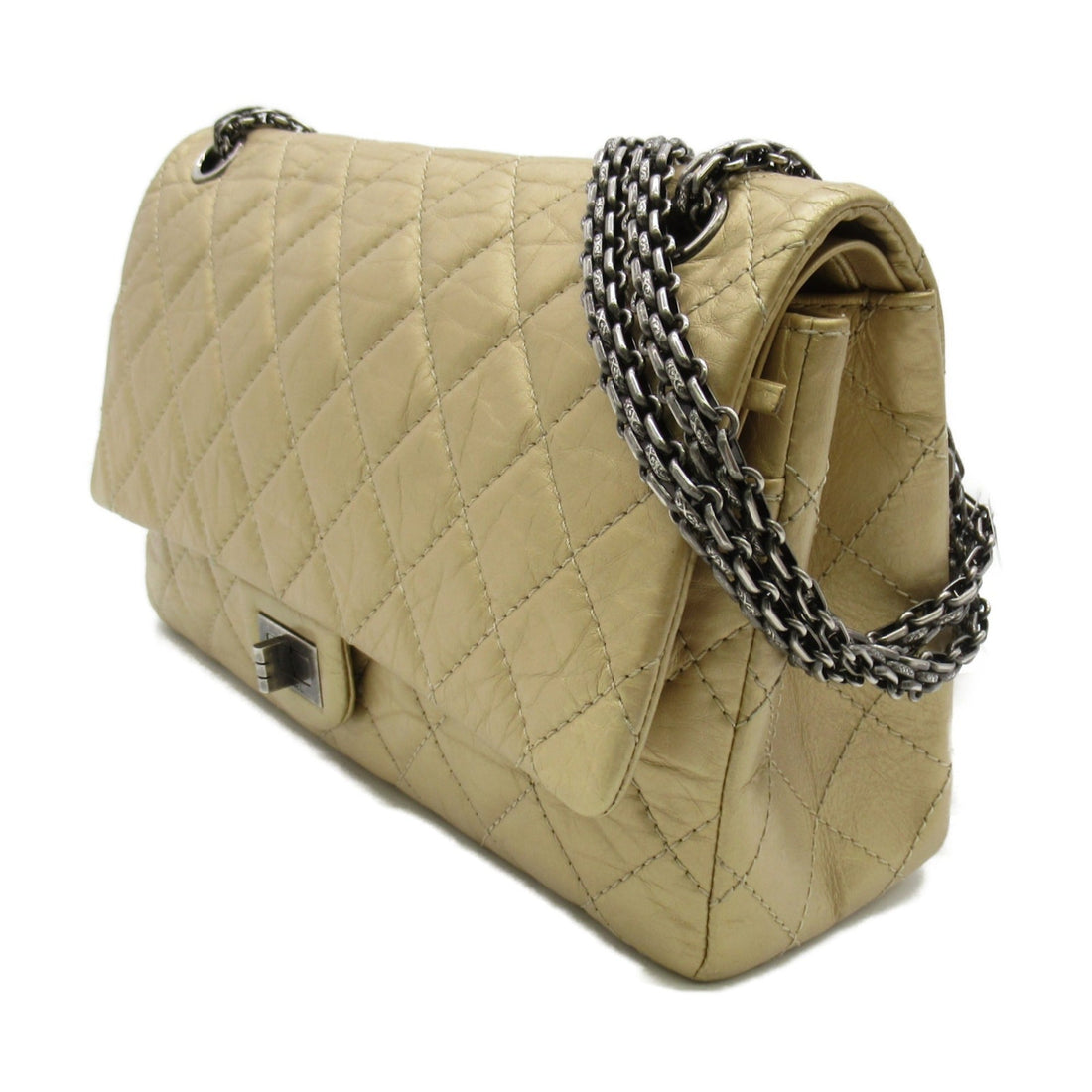 CHANEL 2.55ChainShoulder Bag Gold Calfskin [cowhide]