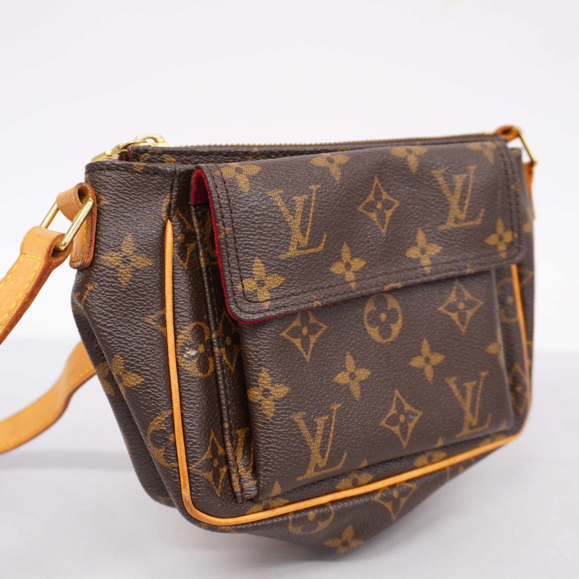 LOUIS VUITTONAuth Monogram Vivasite PM M51165 Women's Shoulder Bag