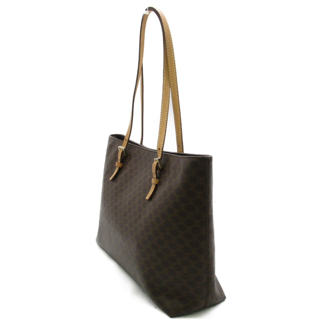 Celine Tote Bag Brown PVC coated canvas