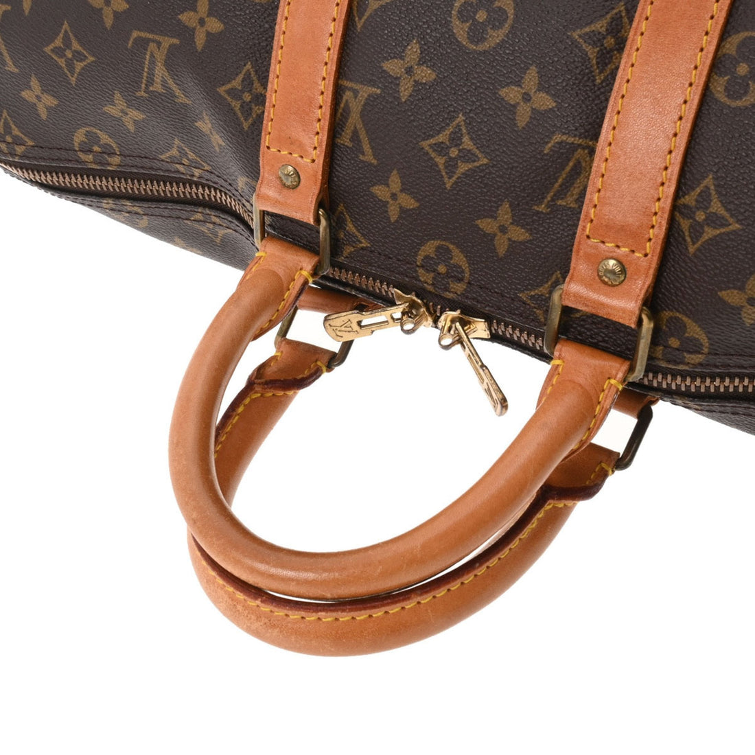 LOUIS VUITTON Monogram Keepall 45 Brown M41428 Women's Canvas Boston Bag