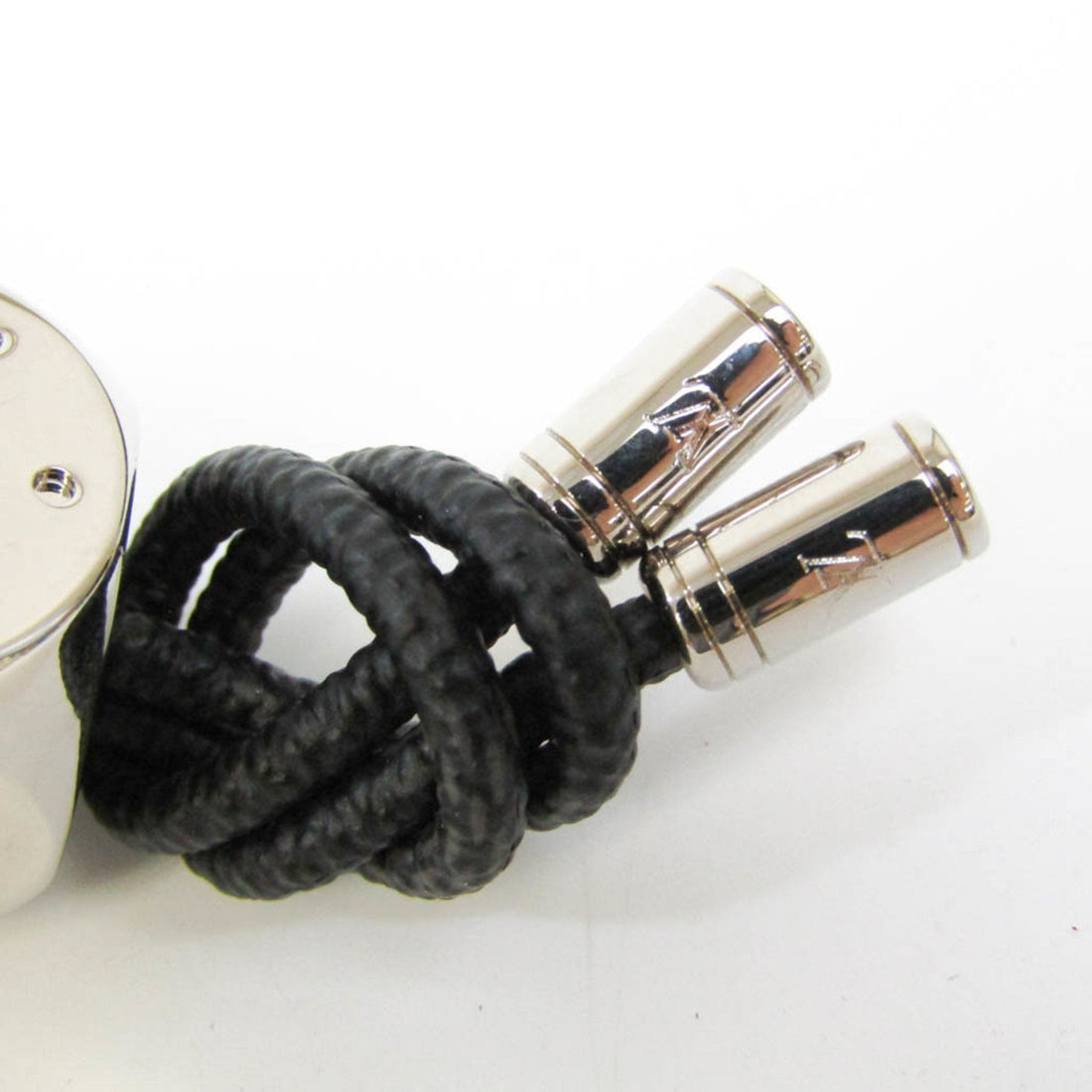 LOUIS VUITTON Damier Graphite Portocray Dice M66735 Keyring [Damier Graphite,Noir,Silver]