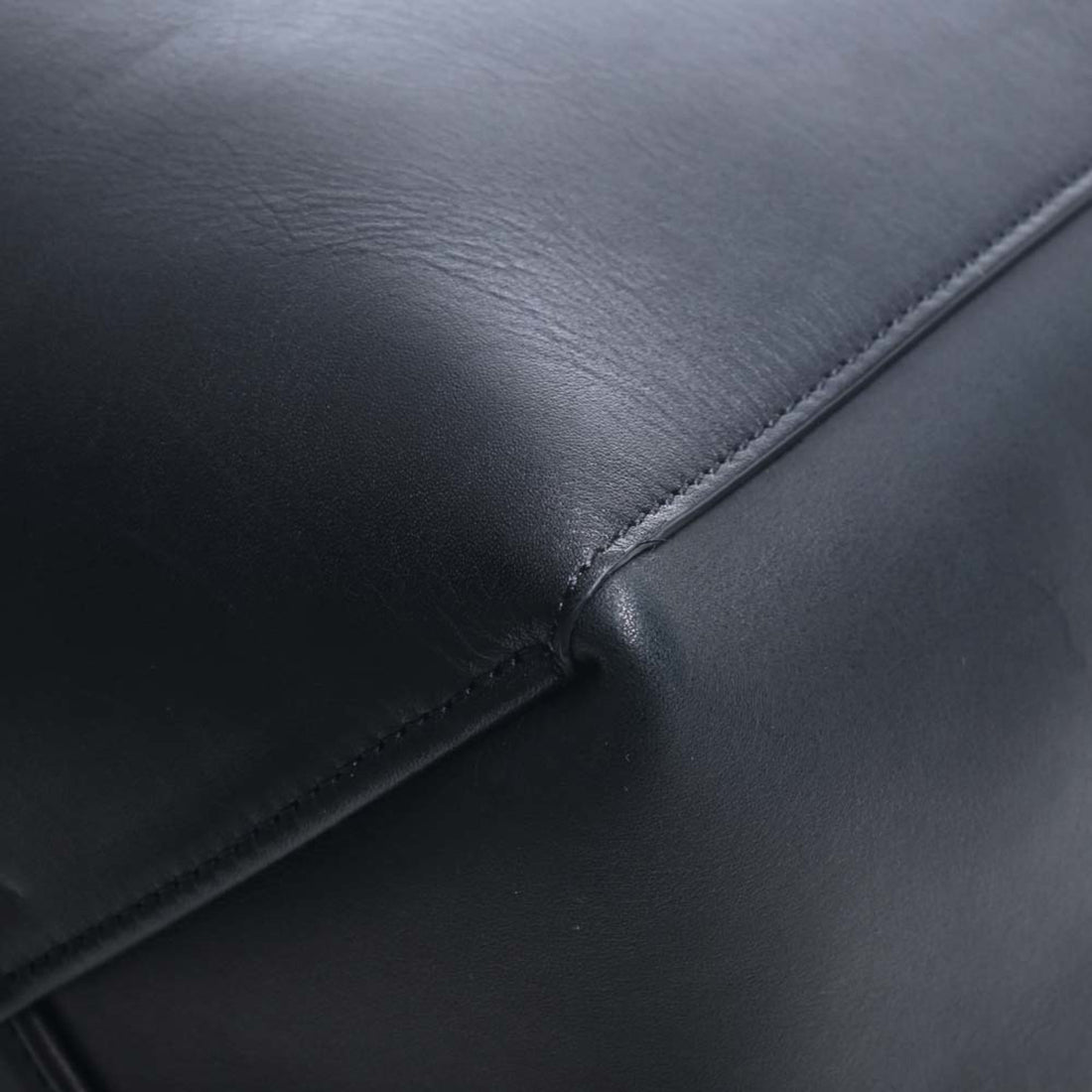 Celine Leather Tote Bag Black Ladies