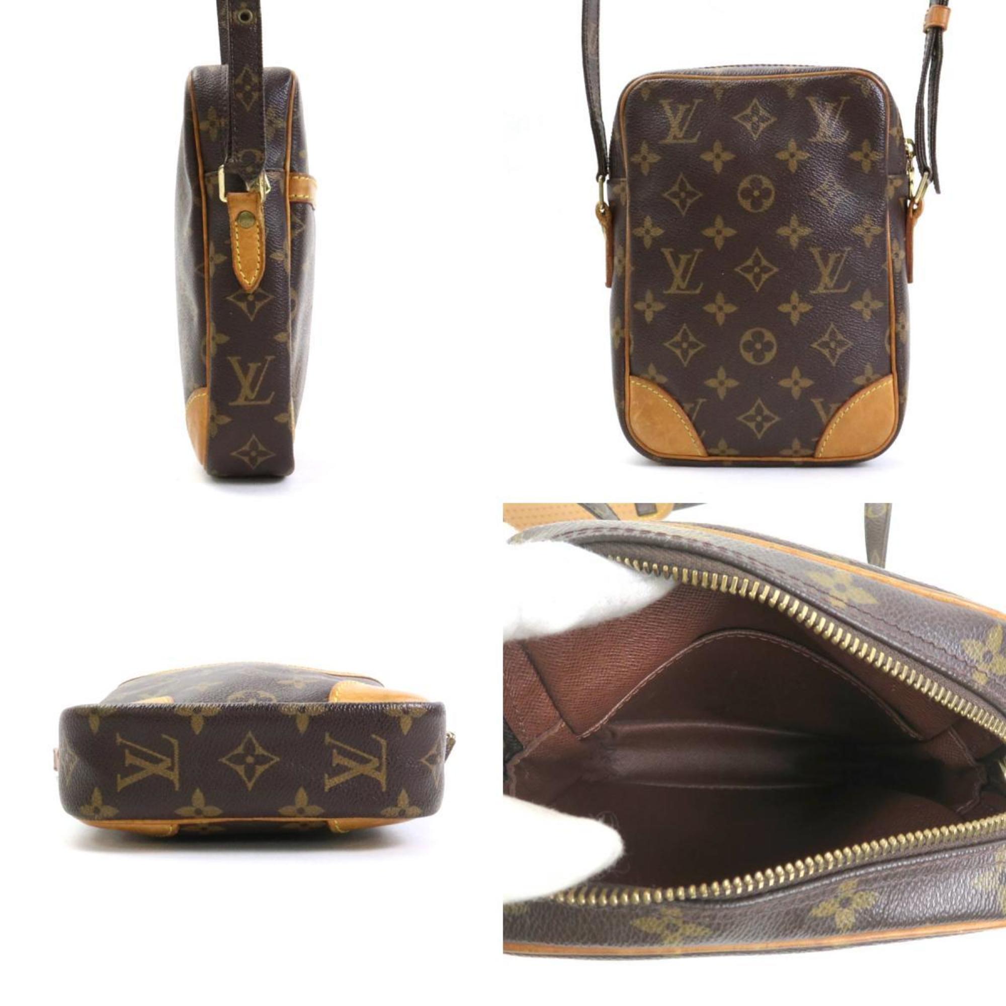 LOUIS VUITTON Crossbody Shoulder Bag Monogram Danube Canvas Brown Unisex M45266