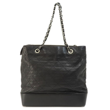 Chanel Chain Bag Matelasse Coco Mark Tote Lambskin Women's