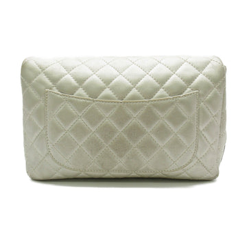 CHANEL 2.55Matelasse ChainShoulder Bag Silver Lambskin [sheep leather]