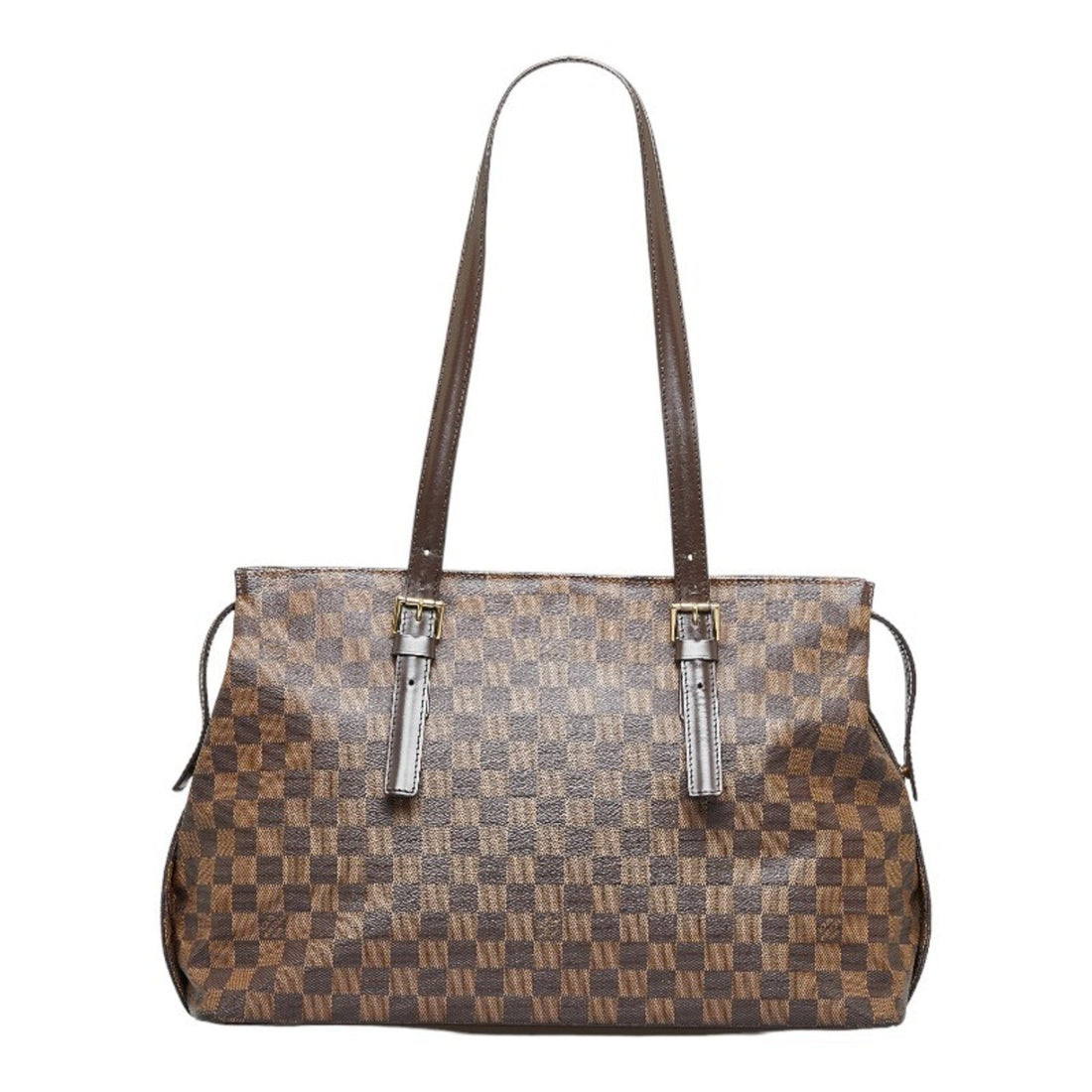 LOUIS VUITTON Damier Chelsea Tote Bag Shoulder N51119 Brown PVC Leather Ladies