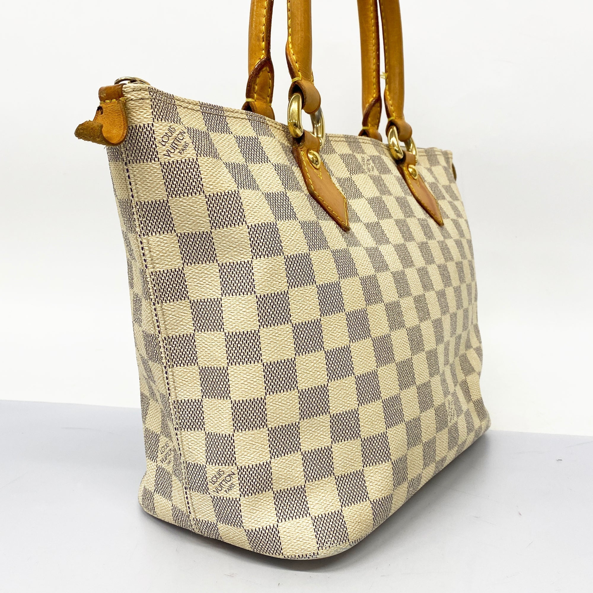 LOUIS VUITTONAuth Damier Azur Saleya PM N51186 Women's Tote Bag