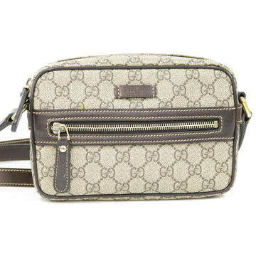 Gucci GG Shoulder Impreme Bag Beige Ladies