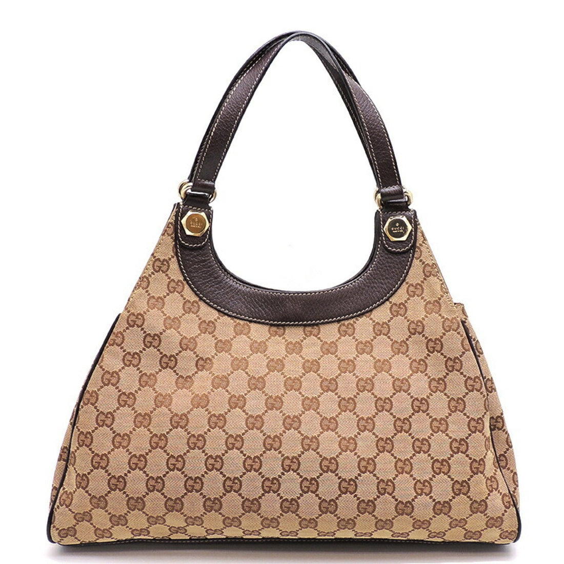 Gucci GG Canvas Women's Shoulder Bag 154981 Beige/Brown