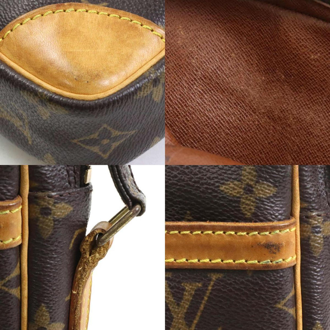 LOUIS VUITTON Crossbody Shoulder Bag Monogram Danube Canvas Brown Unisex M45266