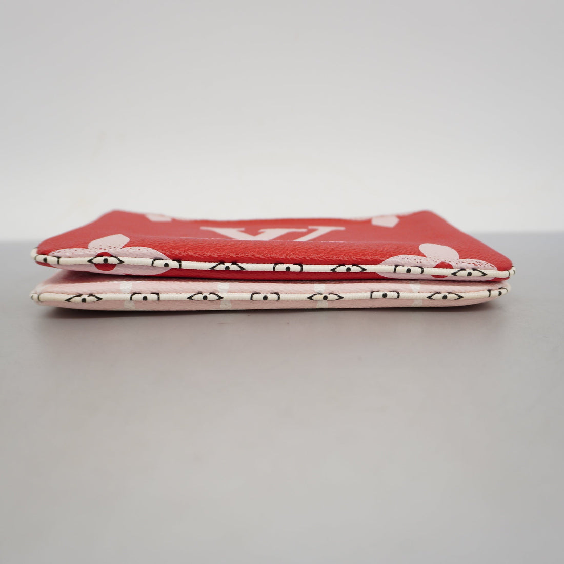 LOUIS VUITTONAuth Monogram Giant Double Zip Women's Shoulder Bag Rouge