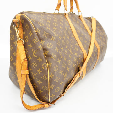 LOUIS VUITTONAuth Monogram Keepall Bandouliere 60 M41412 Boston Bag