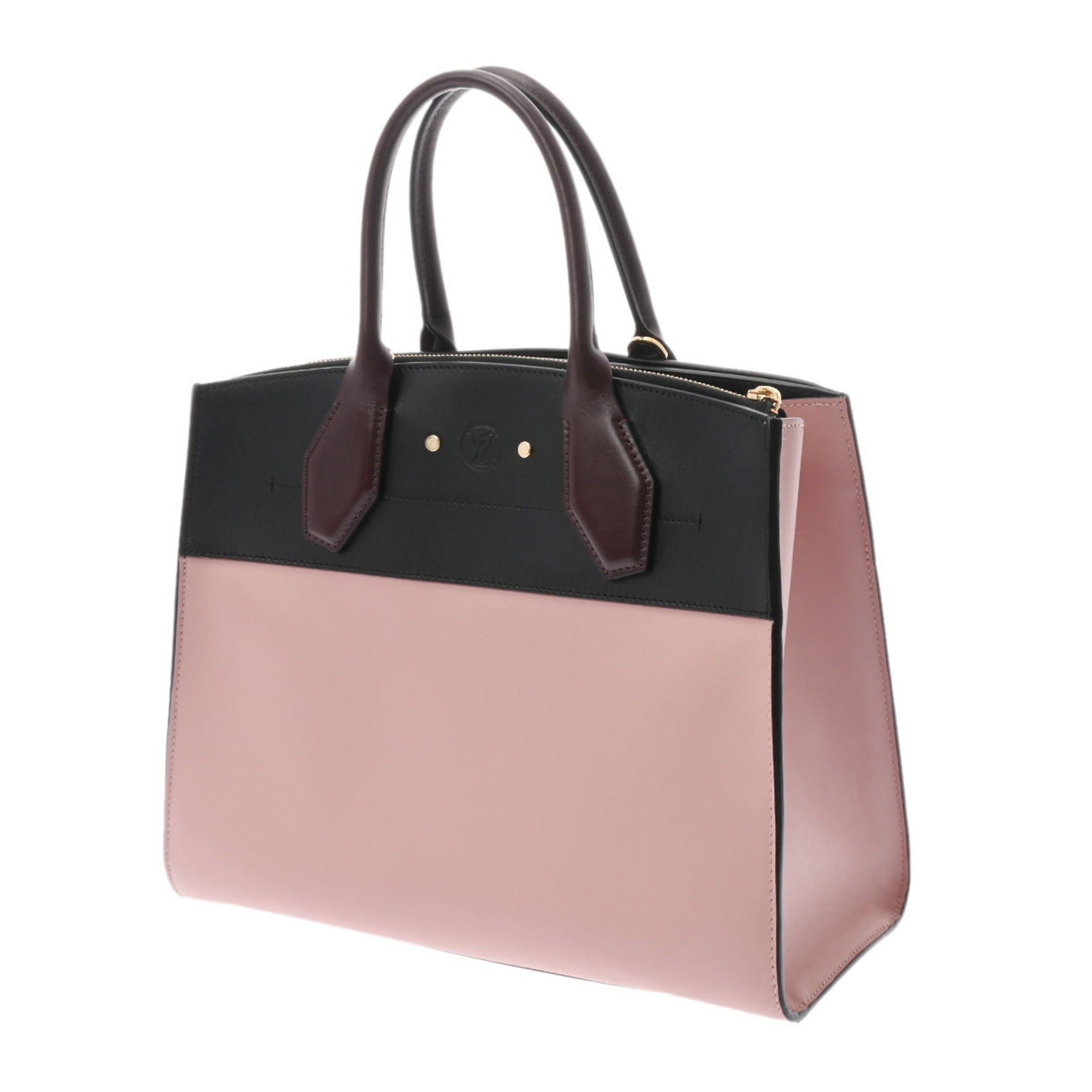 LOUIS VUITTON City Steamer MM Magnolia Noir Bordeaux M53019 Women's Leather Bag