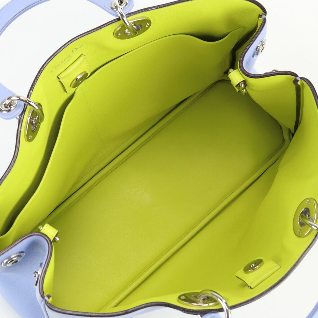 CHRISTIAN DIOR Diorissimo Bag Tote Leather Women's