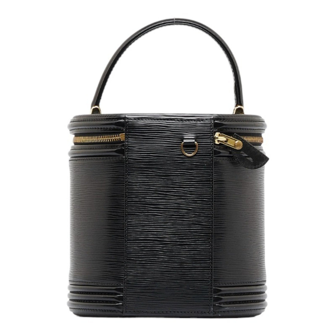 LOUIS VUITTON Epi Cannes Handbag Vanity Bag M48032 Noir Black Leather Ladies