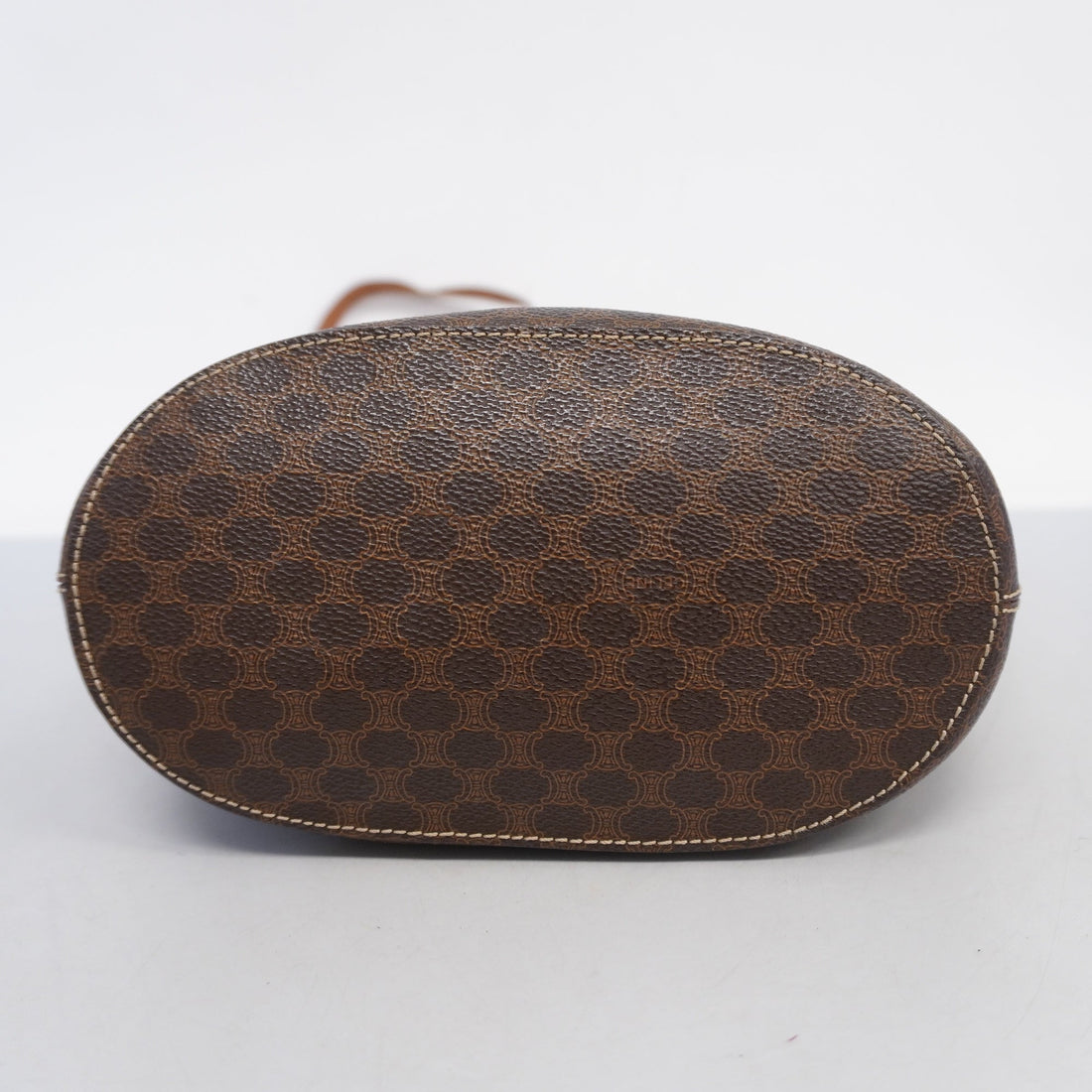 Celine  Macadam Shoulder Bag Women's PVC Brown