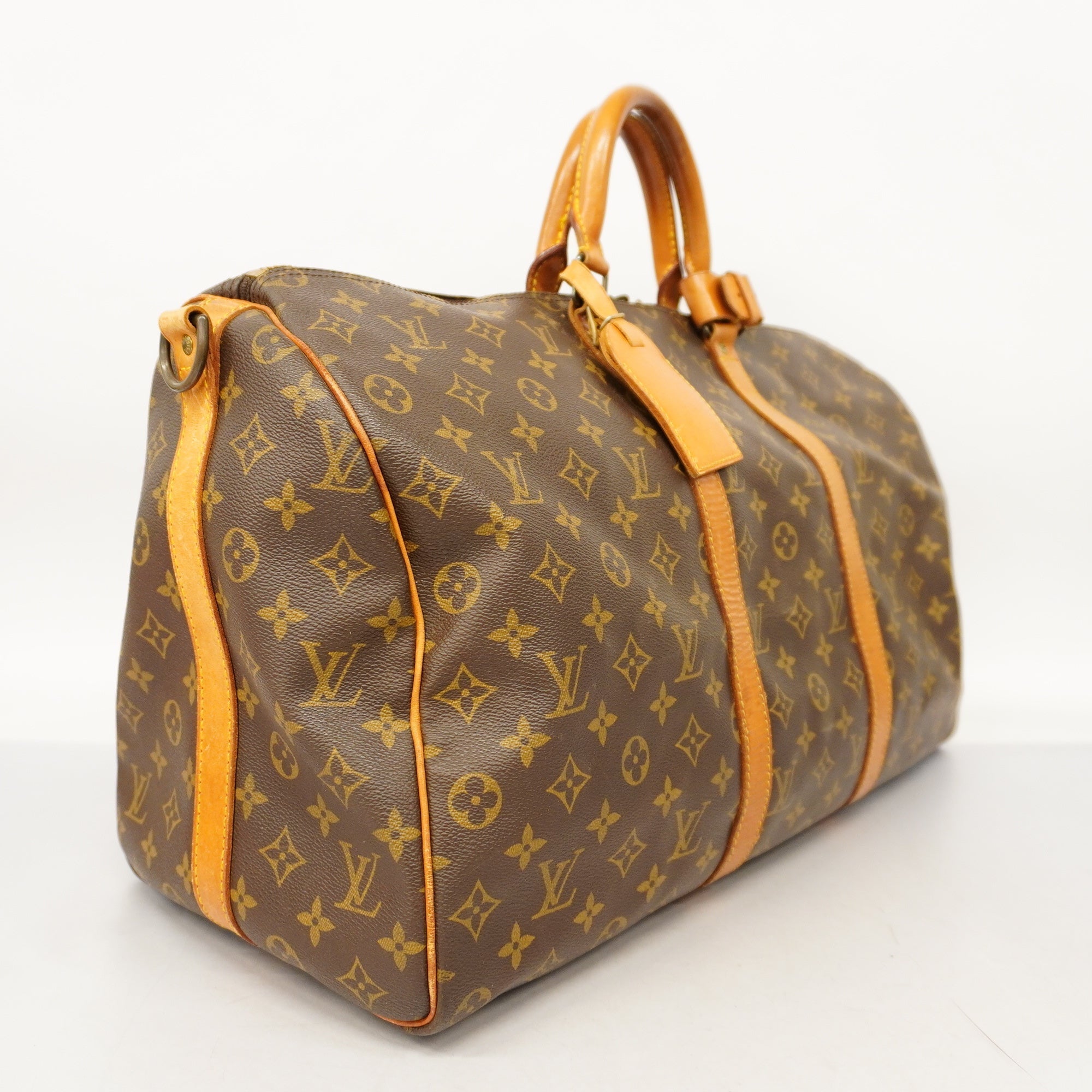 LOUIS VUITTONAuth Monogram Keepol Bandolier 50 M41416 Boston Bag