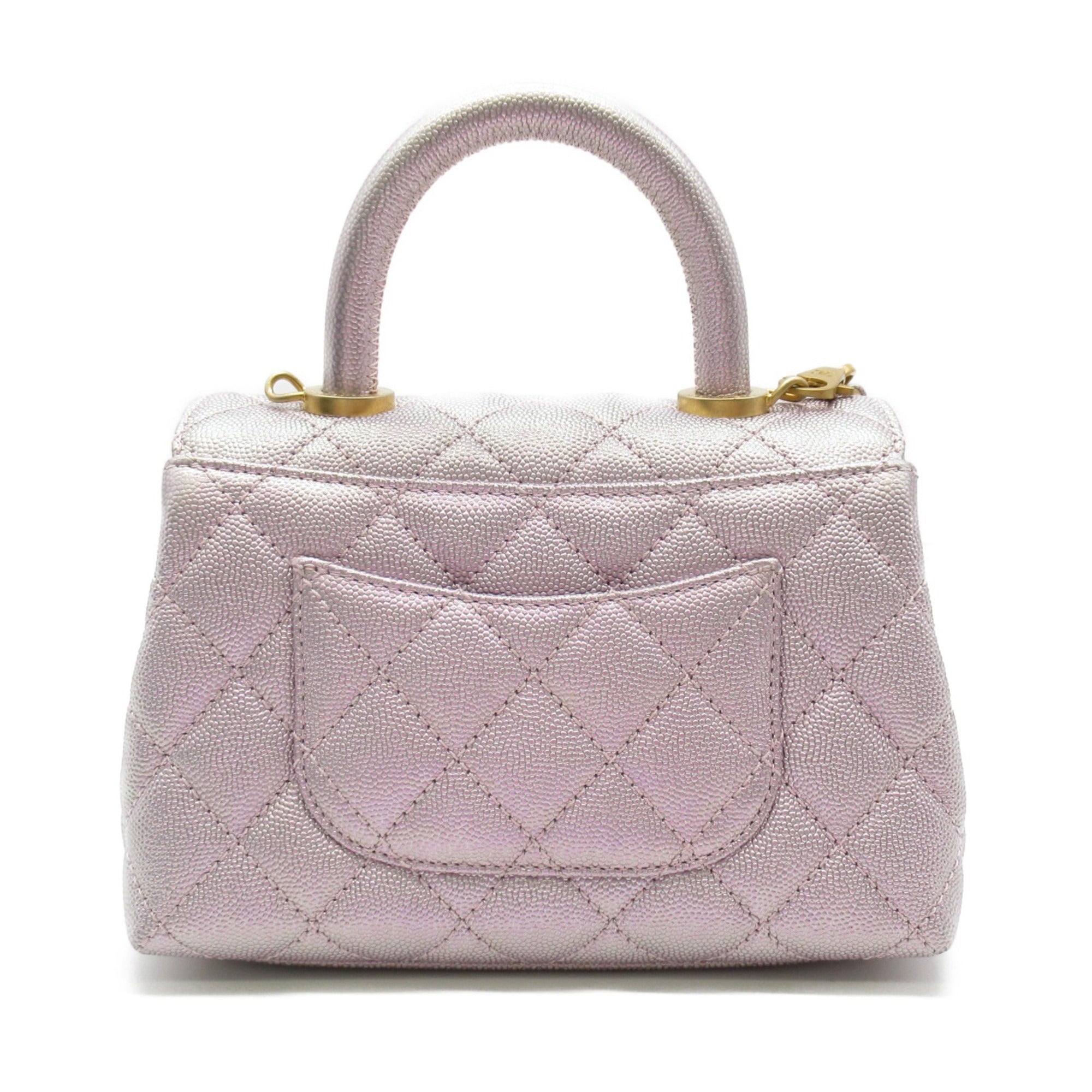 CHANEL 2wayShoulder Bag Pink Caviar Skin [Grained Calf] AS2215