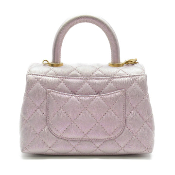 CHANEL 2wayShoulder Bag Pink Caviar Skin [Grained Calf] AS2215