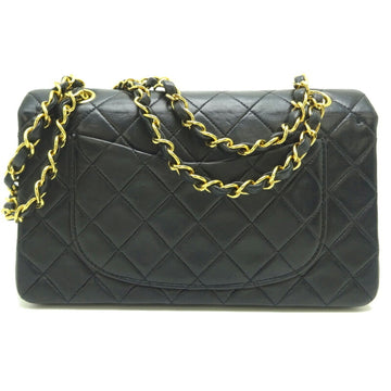 Chanel Matelasse 23 Chain Shoulder Women's Bag Lambskin Black