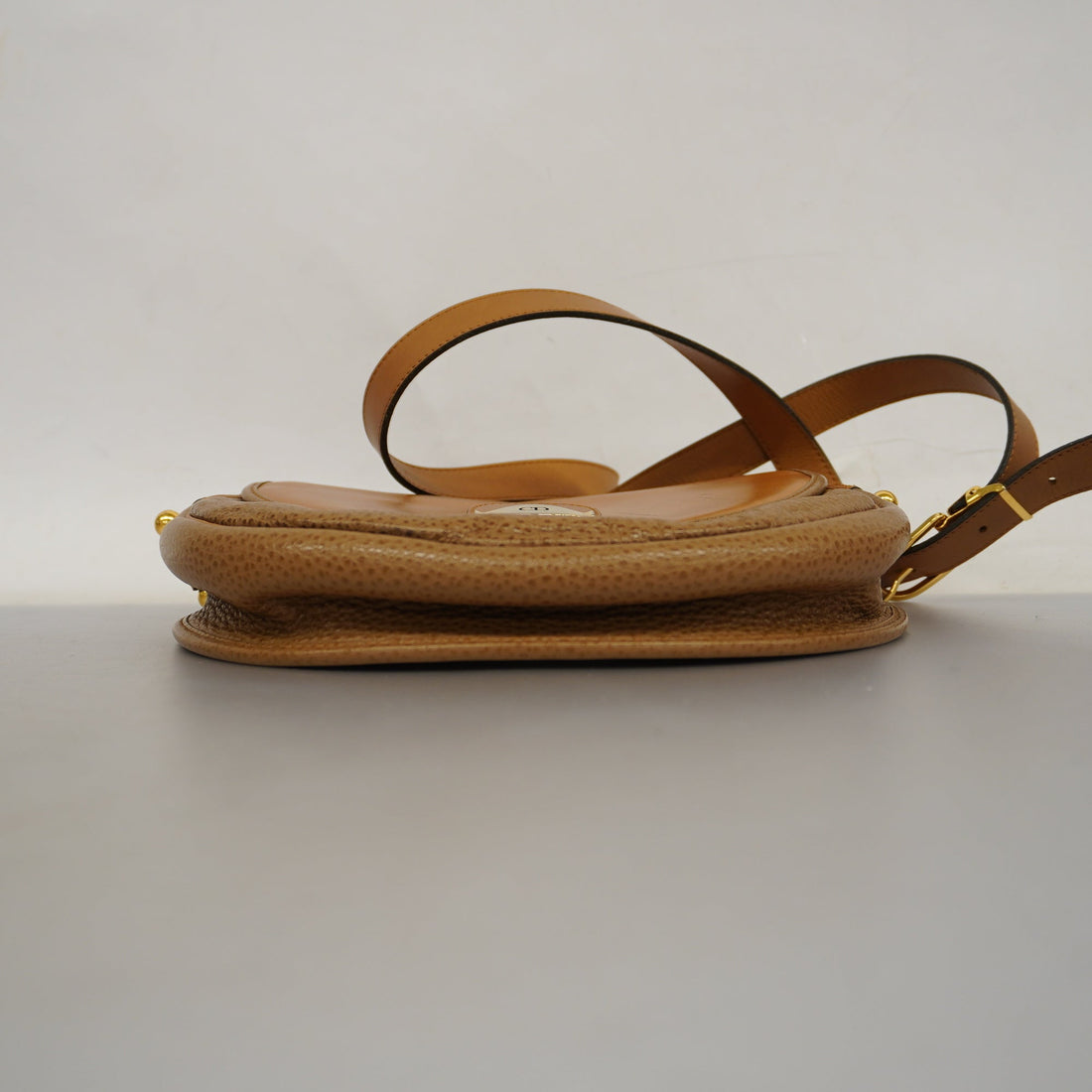 CHRISTIAN DIORAuth  Shoulder Bag Women's Leather Brown