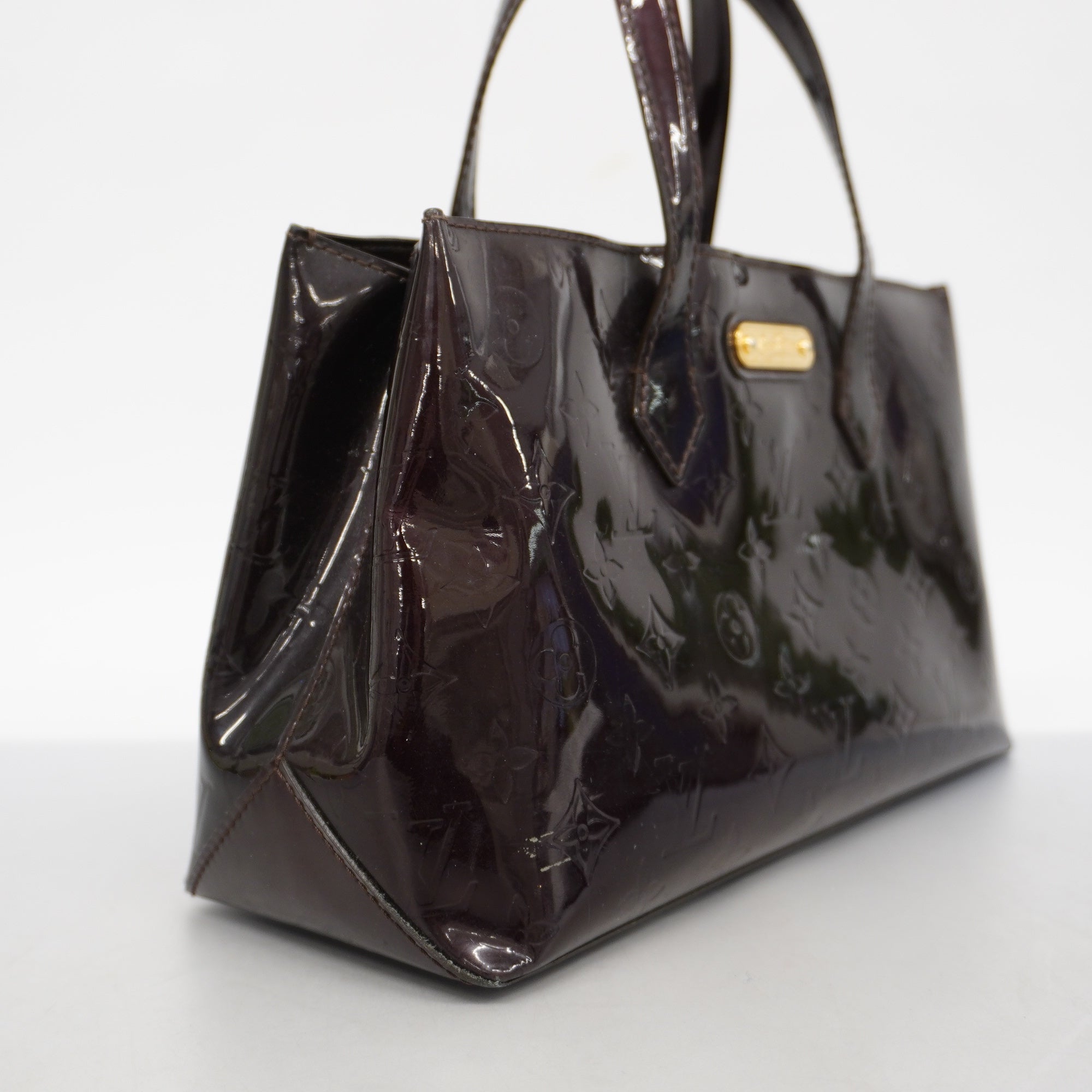 LOUIS VUITTONAuth Monogram Vernis M93641 Women's Handbag Amarante