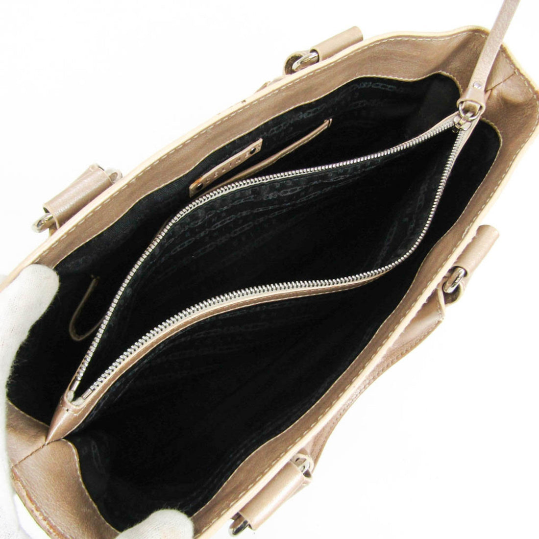 Celine Boogie Women's Leather Handbag Beige,Champagne