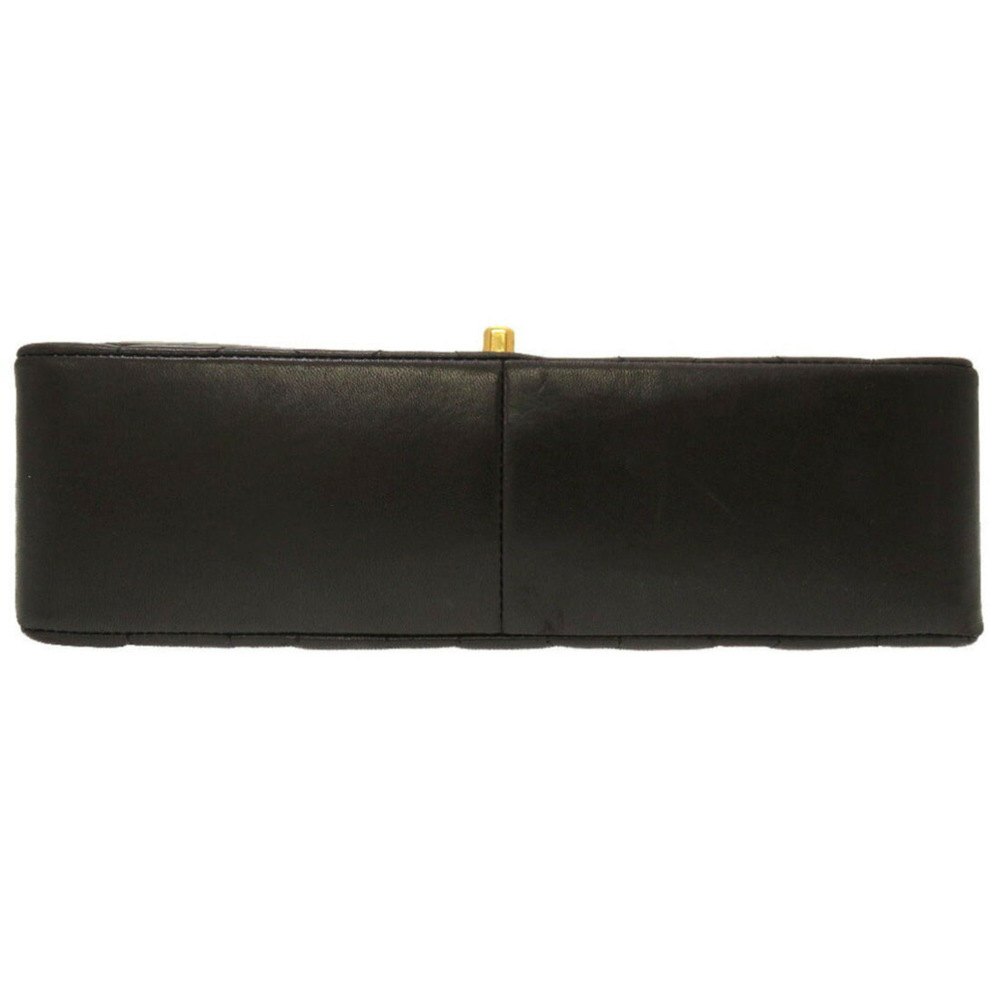 Chanel Diana 25 Medium Matelasse Lambskin Black Gold Chain Shoulder Bag No. 3 Coco Mark Turnlock