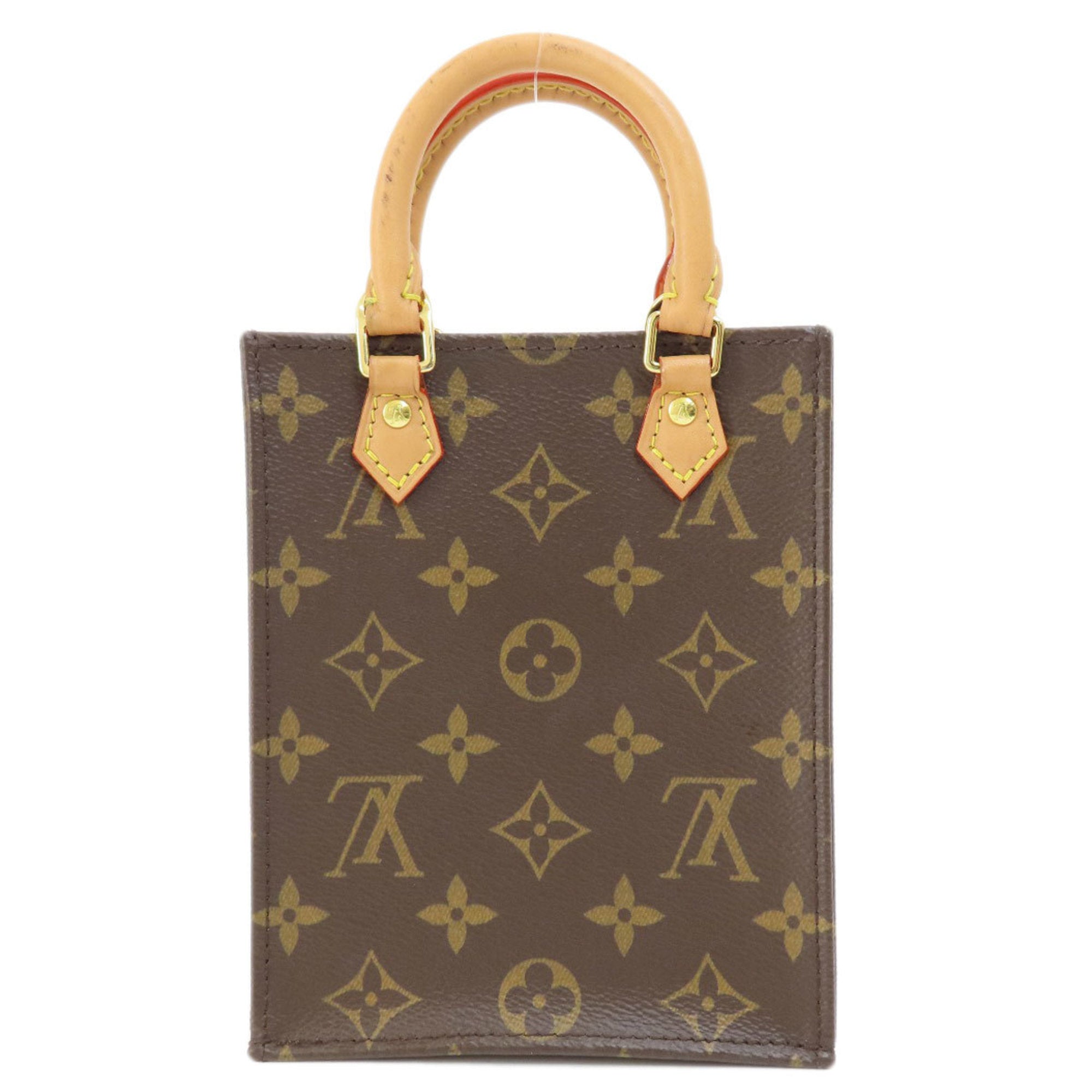 LOUIS VUITTON M69442 Petite Sac Pla Monogram Handbag Canvas Women's